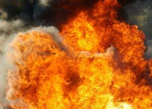 На Киевщине произошел пожар на АЗС, есть пострадавший