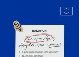 Делегація ЄС в Україні шукає експерта з бюджетних питань: деталі вакансії