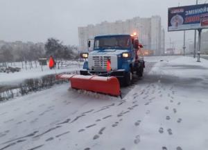 Циклон Petra засыпал Киев снегом (фото)