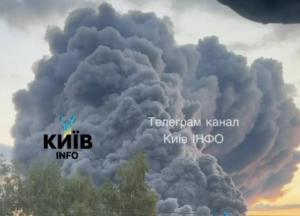 У Борисполі приліт по великих продуктових складах та об’єктах "Червоного Хреста", неба не видно (відео)