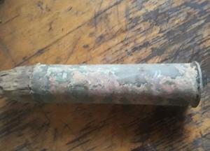 На Житомирщине в снаряде нашли артефакты УПА (фото)