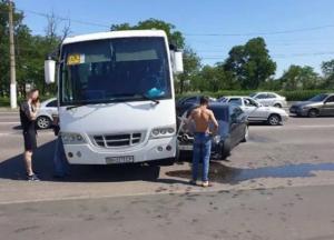 В Одессе в аварию попала дочь кандидата в президенты (фото)