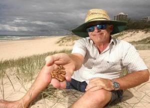 Австралиец во время прогулки нашел почти килограмм золота