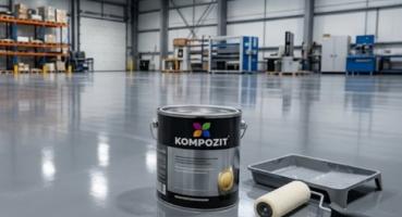 Двокомпонентна епоксидна фарба для бетону EpoxyBeton Kompozit: інструкція, адгезія та сфера застосування