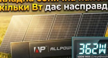 Огляд портативної сонячної панелі Allpowers SP037 на 400 Вт: реальна потужність та «пастки» на митниці